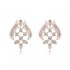 Beautifully Crafted Diamond Pendant Set with Matching Earrings in 18k gold with Certified Diamonds - PD1392P